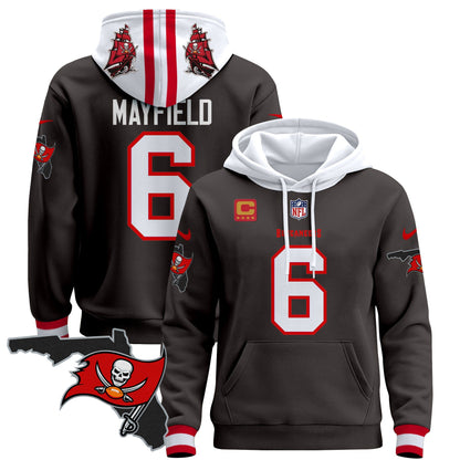 Buccaneers Florida Patch Pullover Hoodie - All Stitched