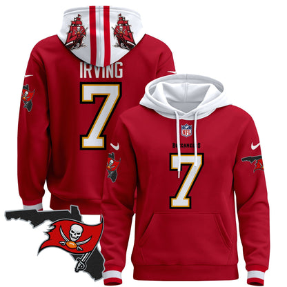 Buccaneers Florida Patch Pullover Hoodie - All Stitched