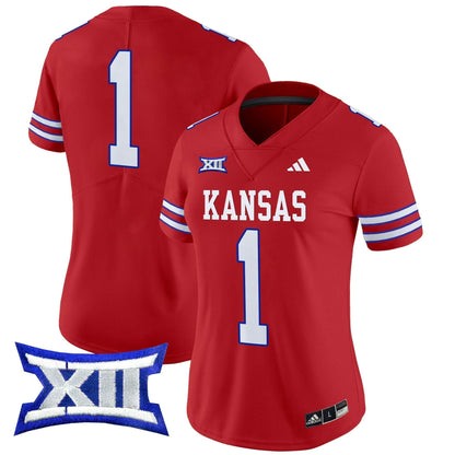 Women's Kansas Jayhawks 2024 Vapor Limited Jersey V2 - All Stitched
