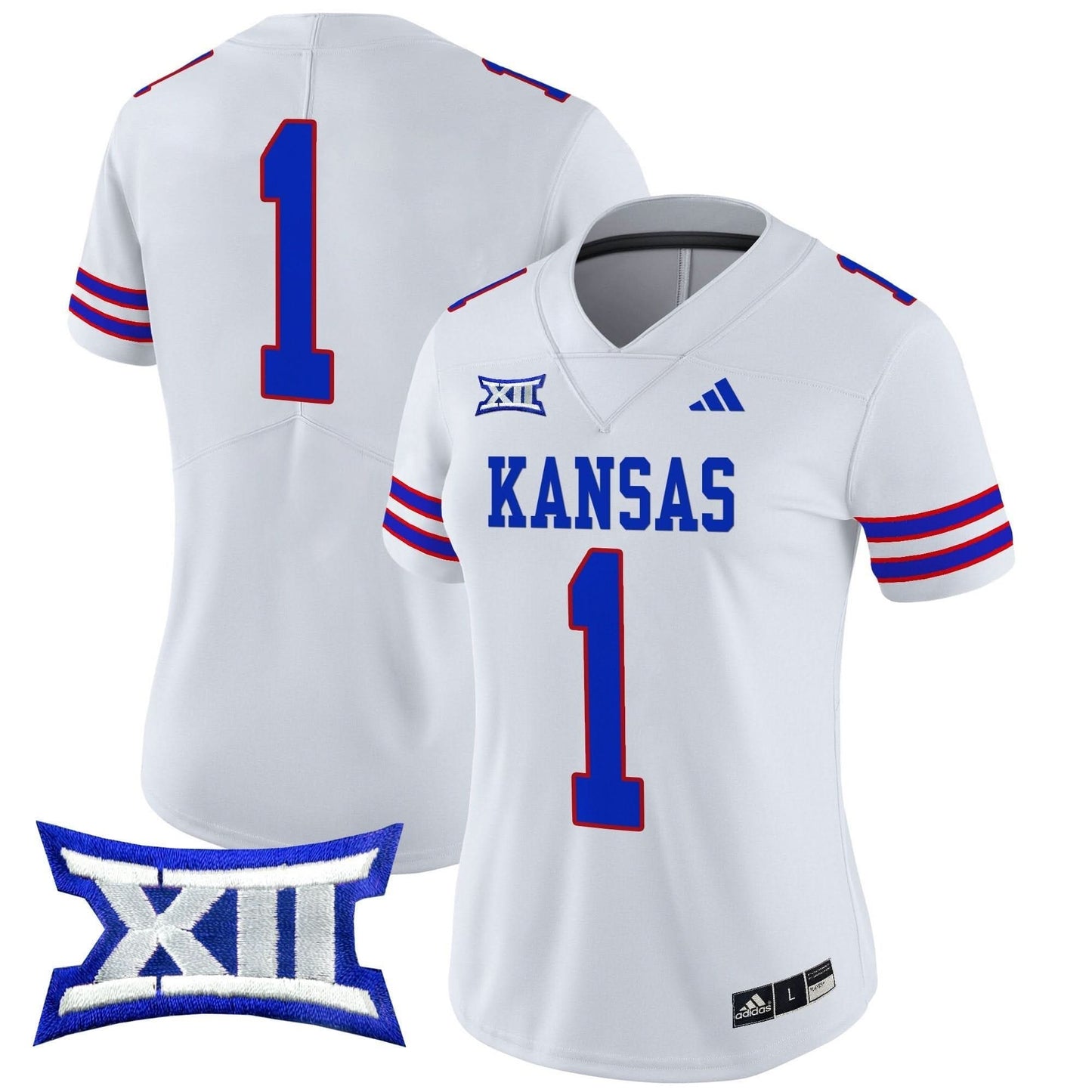 Women's Kansas Jayhawks 2024 Vapor Limited Jersey V2 - All Stitched