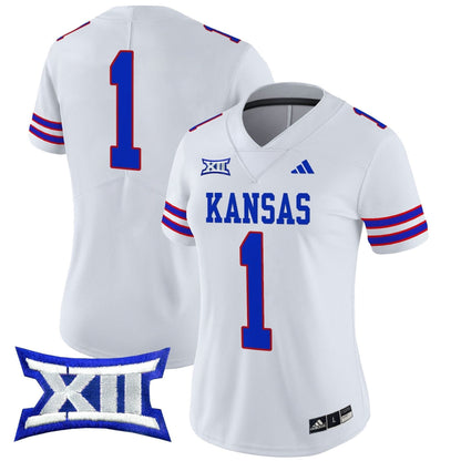 Women's Kansas Jayhawks 2024 Vapor Limited Jersey V2 - All Stitched