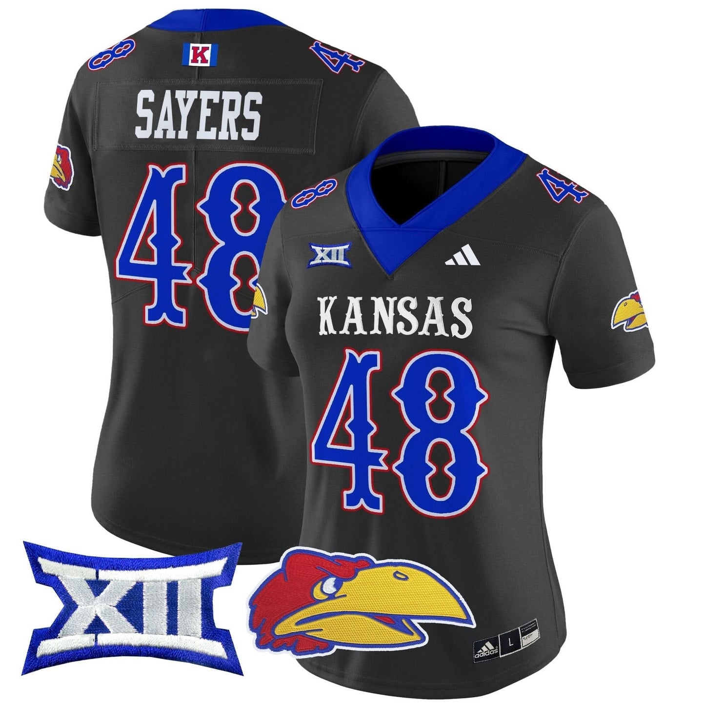 Women's Kansas Jayhawks 2024 Vapor Limited Jersey V2 - All Stitched