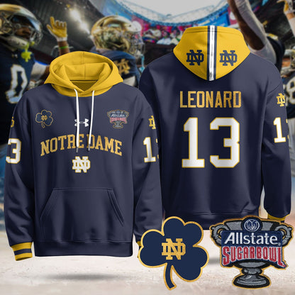 Notre Dame Fighting Irish Allstate Sugar Bowl Hoodie - All Stitched