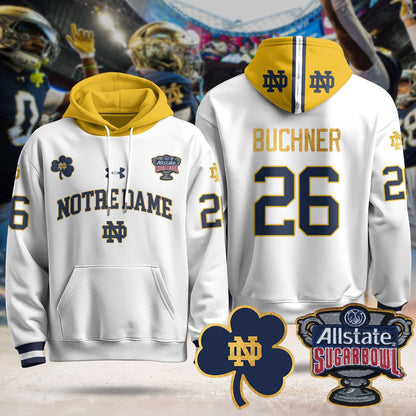 Notre Dame Fighting Irish Allstate Sugar Bowl Hoodie - All Stitched