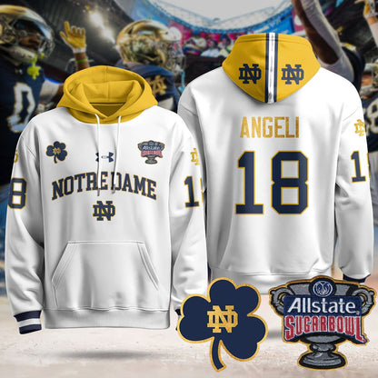 Notre Dame Fighting Irish Allstate Sugar Bowl Hoodie - All Stitched