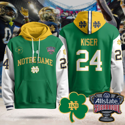 Notre Dame Fighting Irish Allstate Sugar Bowl Hoodie - All Stitched