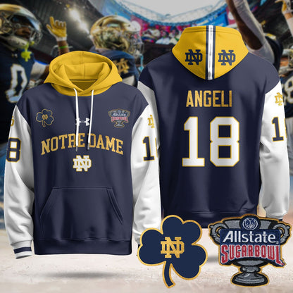 Notre Dame Fighting Irish Allstate Sugar Bowl Hoodie - All Stitched