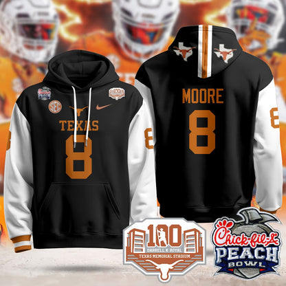 Texas Longhorns 2024 Chick-fil-A Peach Bowl Hoodie - All Stitched