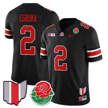 Ohio State Buckeyes 2024 Rose Bowl Jersey - All Stitched