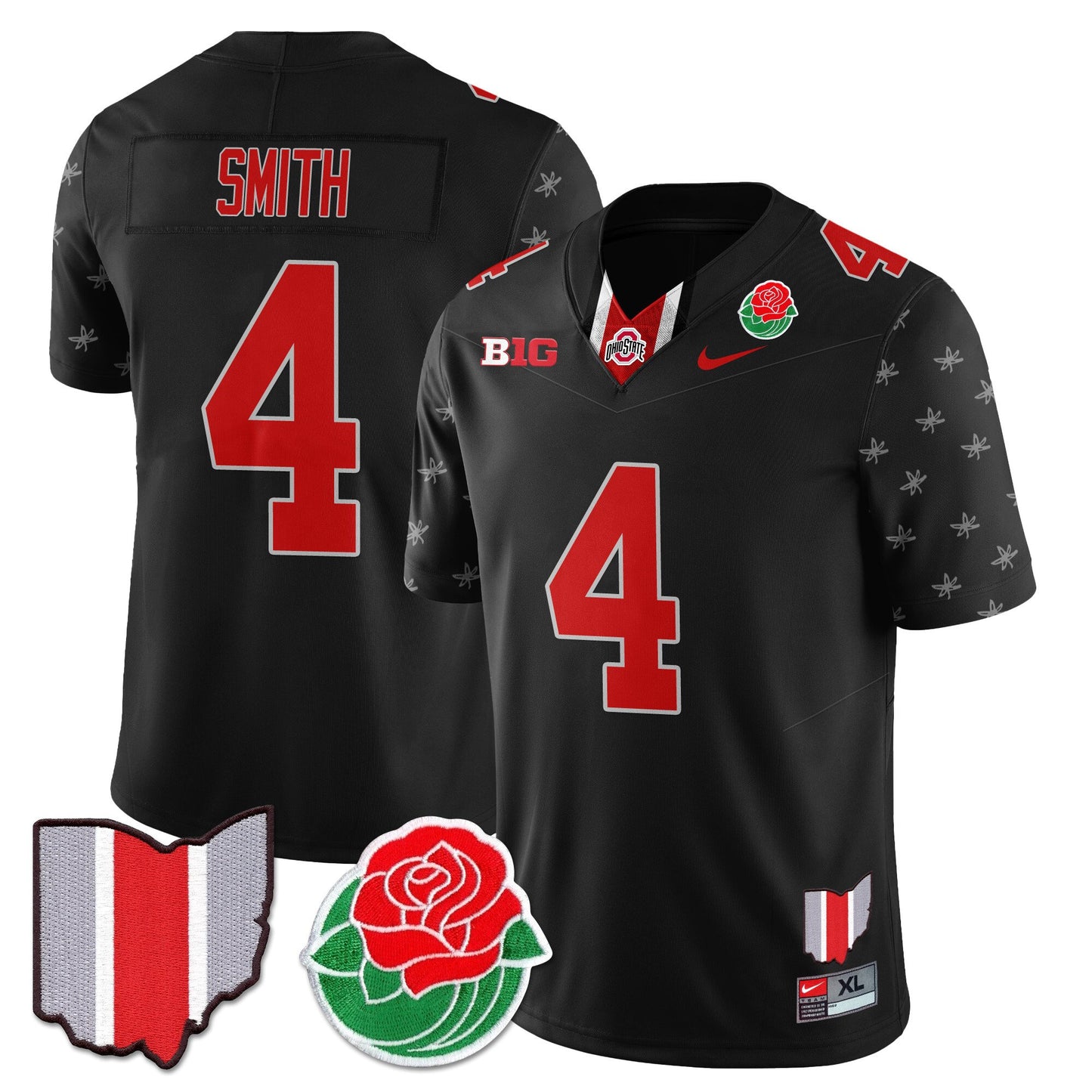 Ohio State Buckeyes 2024 Rose Bowl Jersey - All Stitched