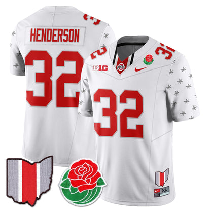 Ohio State Buckeyes 2024 Rose Bowl Jersey - All Stitched