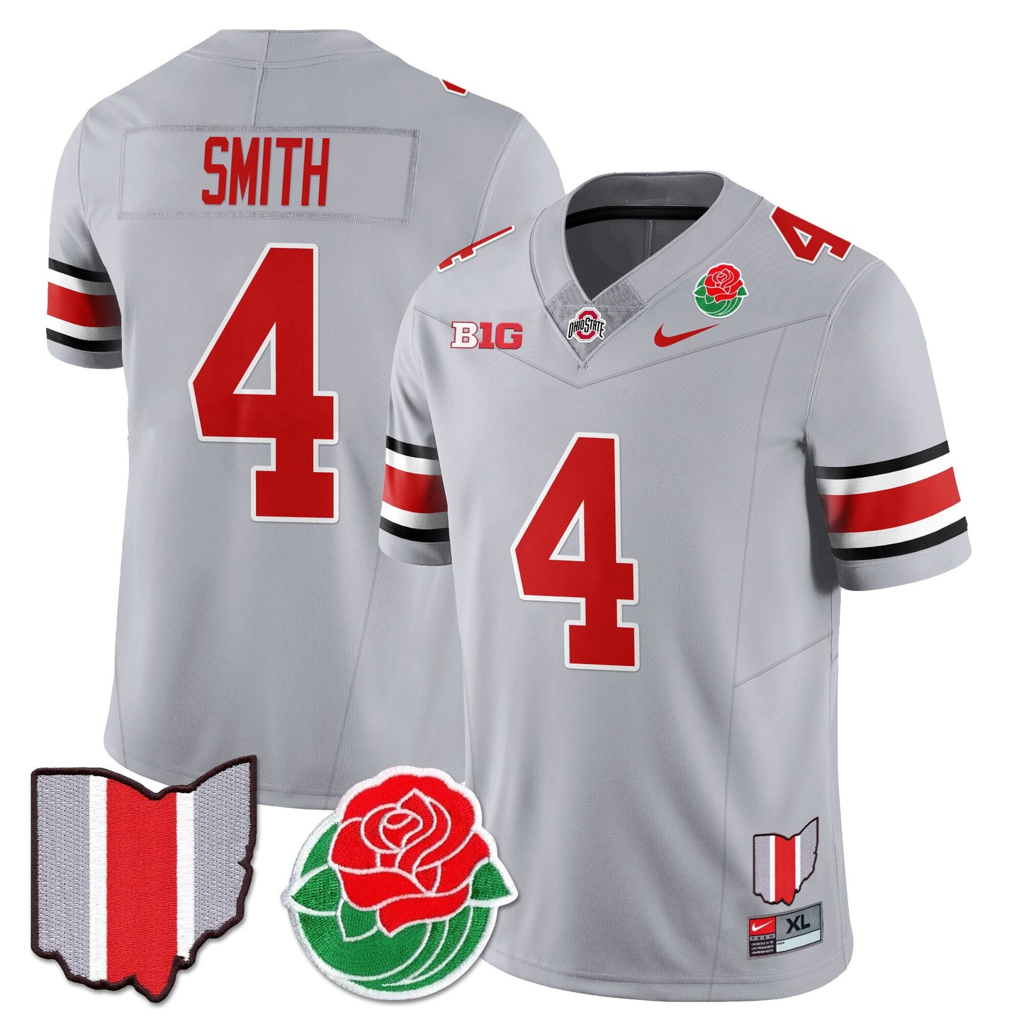 Ohio State Buckeyes 2024 Rose Bowl Jersey - All Stitched