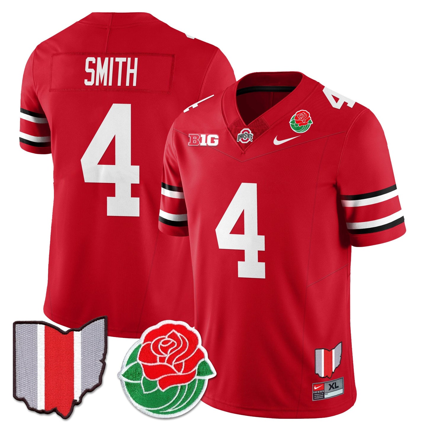 Ohio State Buckeyes 2024 Rose Bowl Jersey - All Stitched