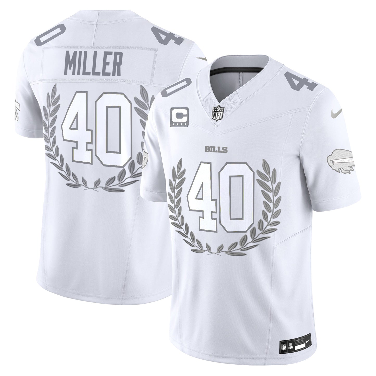 Buffalo Bills Platinum MVP Vapor Limited Jersey - All Stitched