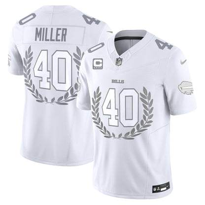 Buffalo Bills Platinum MVP Vapor Limited Jersey - All Stitched