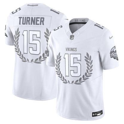 Minnesota Vikings Platinum MVP Vapor Limited Jersey - All Stitched