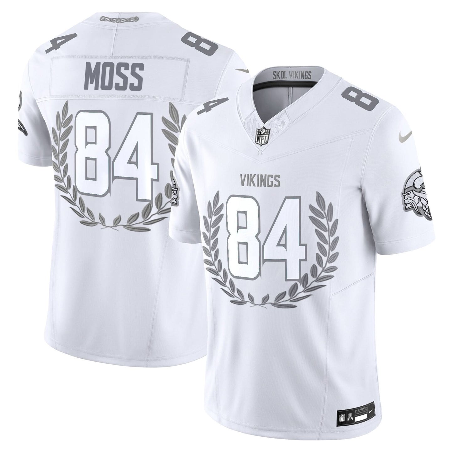 Minnesota Vikings Platinum MVP Vapor Limited Jersey - All Stitched