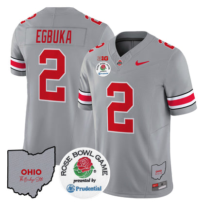 Ohio State Buckeyes Rose Bowl Vapor Limited Jersey V2 - All Stitched