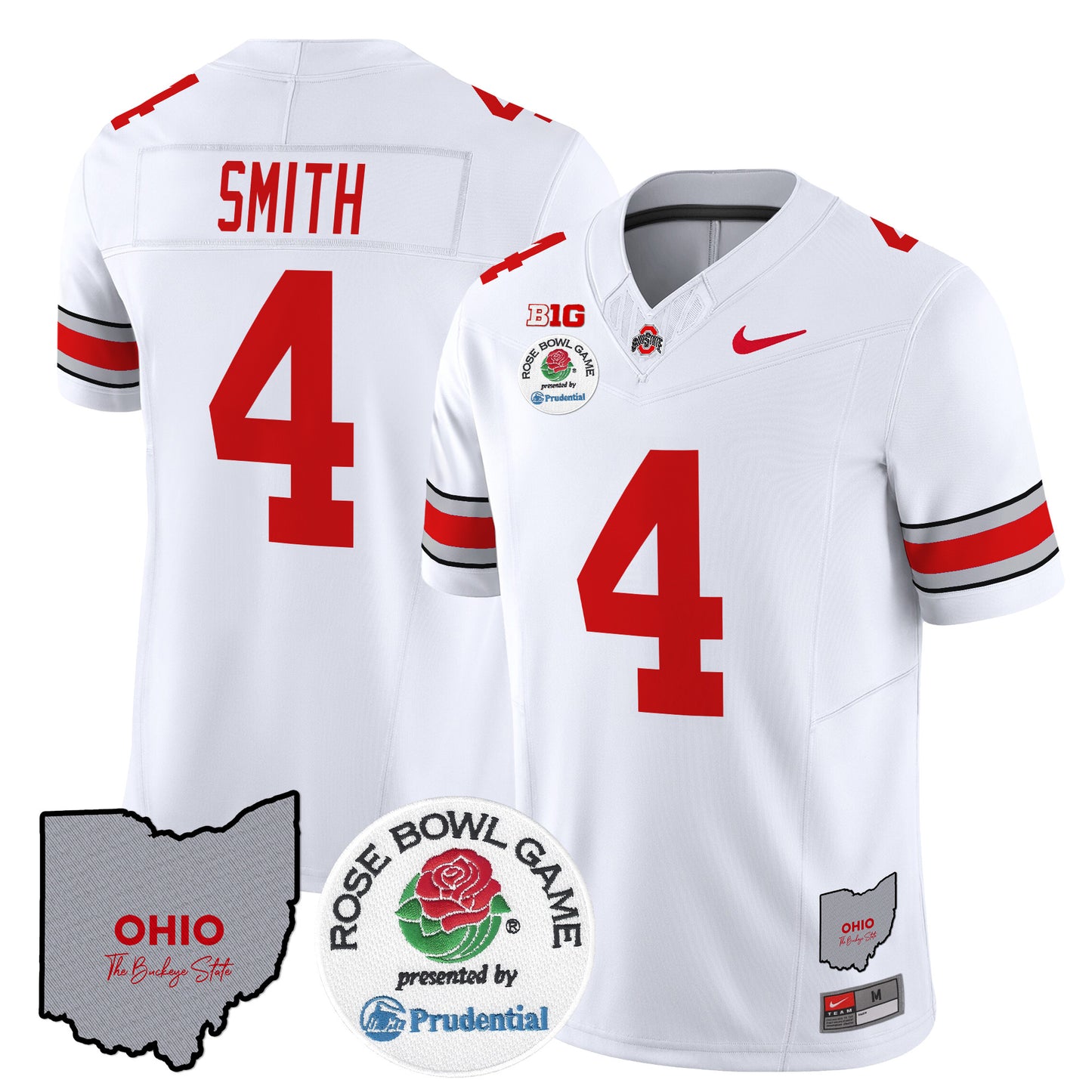 Ohio State Buckeyes Rose Bowl Vapor Limited Jersey V2 - All Stitched