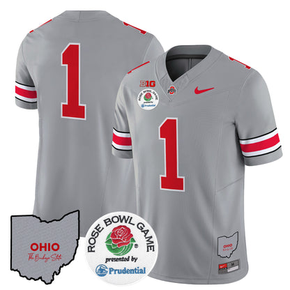 Ohio State Buckeyes Rose Bowl Vapor Limited Jersey V2 - All Stitched