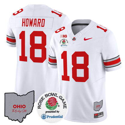 Ohio State Buckeyes Rose Bowl Vapor Limited Jersey V2 - All Stitched