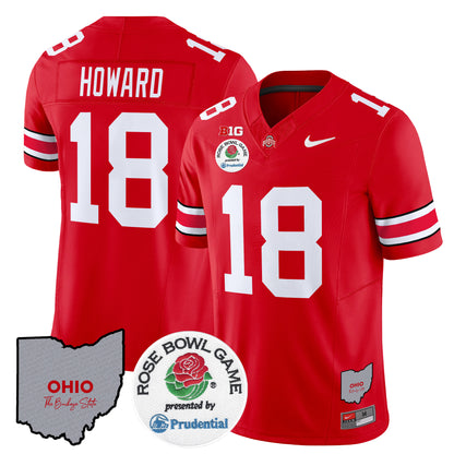 Ohio State Buckeyes Rose Bowl Vapor Limited Jersey V2 - All Stitched