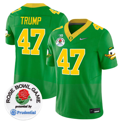 Oregon Ducks Rose Bowl Patch Vapor Limited Jersey V2 - All Stitched