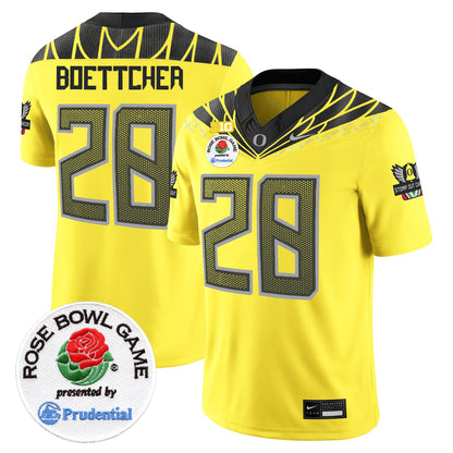 Men's Oregon Ducks Rose Bowl Patch Vapor Limited Jersey V2 - All Stitched