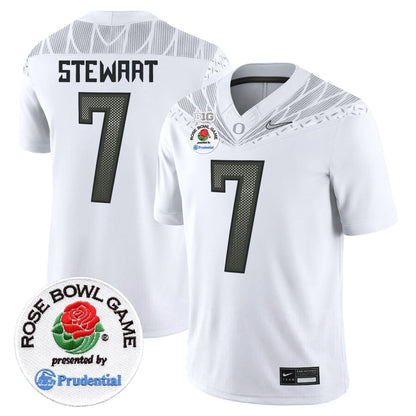 Oregon Ducks Rose Bowl Patch Vapor Limited Jersey V2 - All Stitched