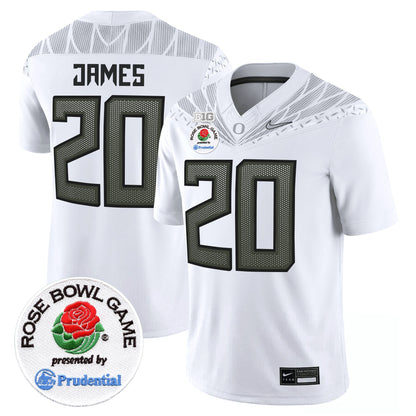 Men's Oregon Ducks Rose Bowl Patch Vapor Limited Jersey V2 - All Stitched