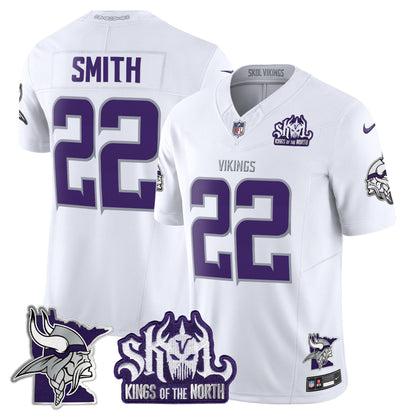 Minnesota Vikings Kings Of The North Patch Vapor Limited Jersey V3 - All Stitched