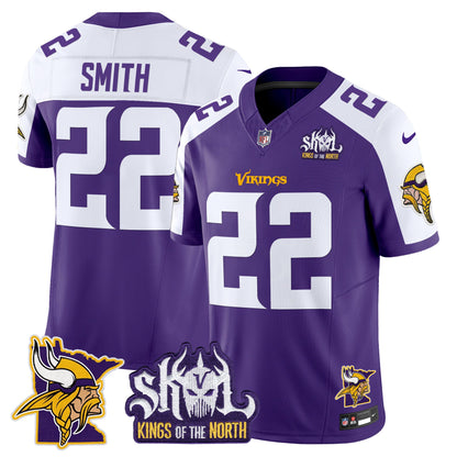 Minnesota Vikings Kings Of The North Patch Vapor Limited Jersey V3 - All Stitched