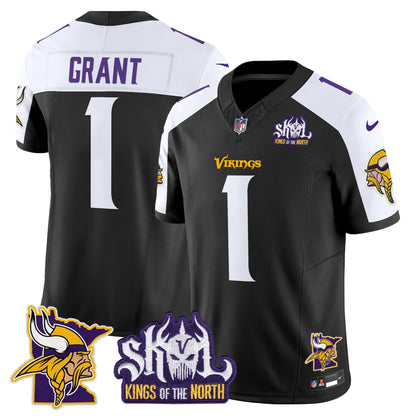 Minnesota Vikings Kings Of The North Patch Vapor Limited Jersey V3 - All Stitched