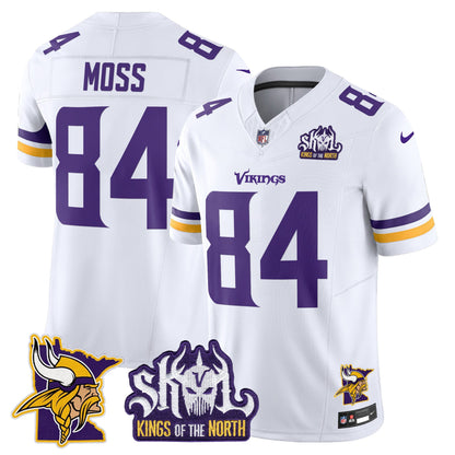 Minnesota Vikings Kings Of The North Patch Vapor Limited Jersey V3 - All Stitched