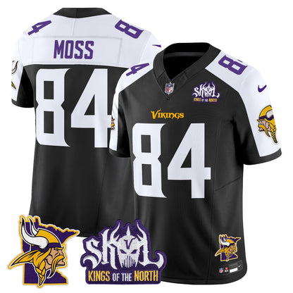 Minnesota Vikings Kings Of The North Patch Vapor Limited Jersey V3 - All Stitched