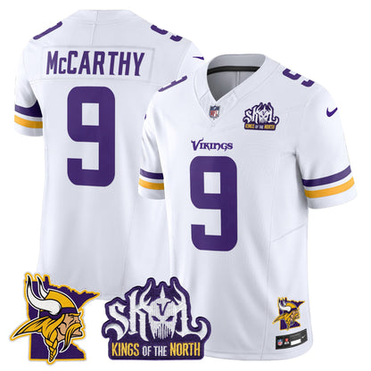 Minnesota Vikings Kings Of The North Patch Vapor Limited Jersey V3 - All Stitched