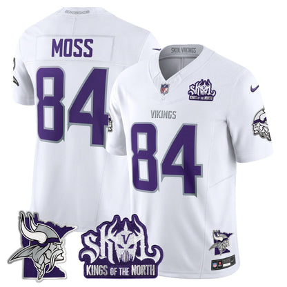 Minnesota Vikings Kings Of The North Patch Vapor Limited Jersey V3 - All Stitched