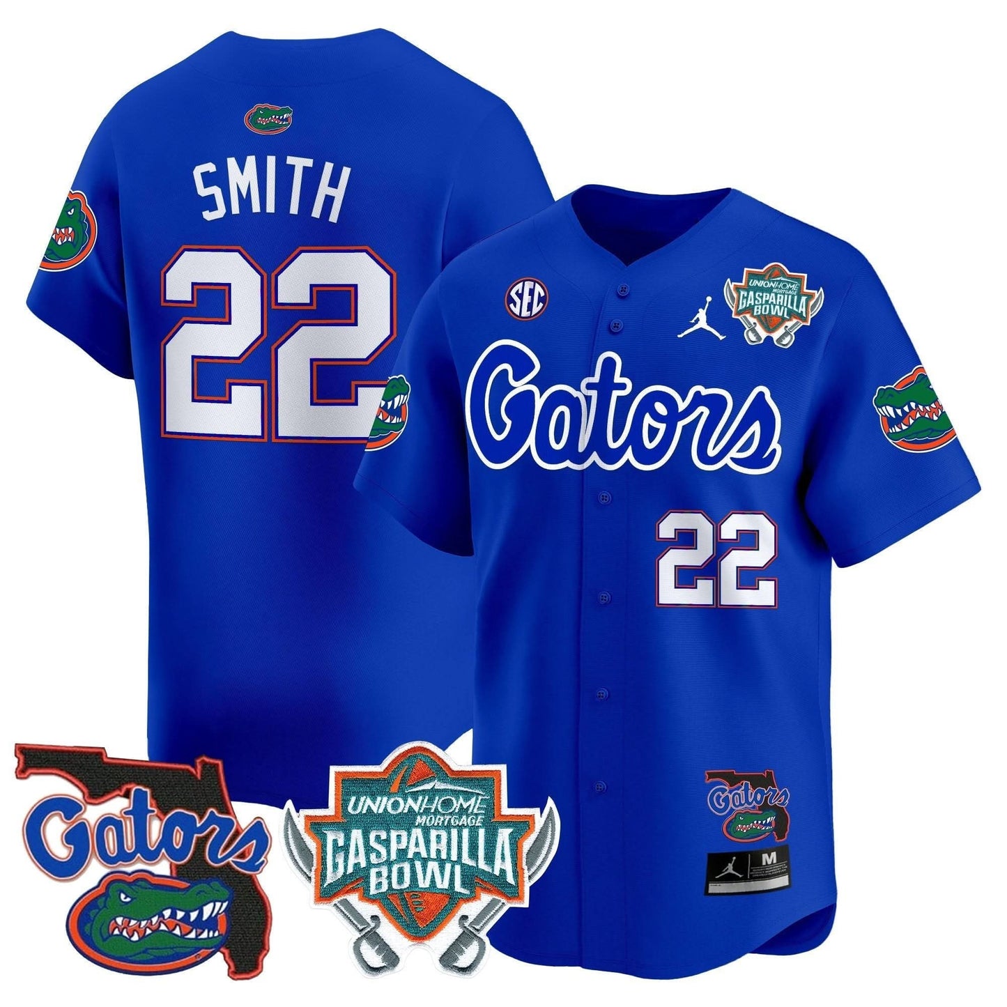 Florida Gators 2024 Gasparilla Bowl Patch Vapor Premier Limited Jersey - All Stitched