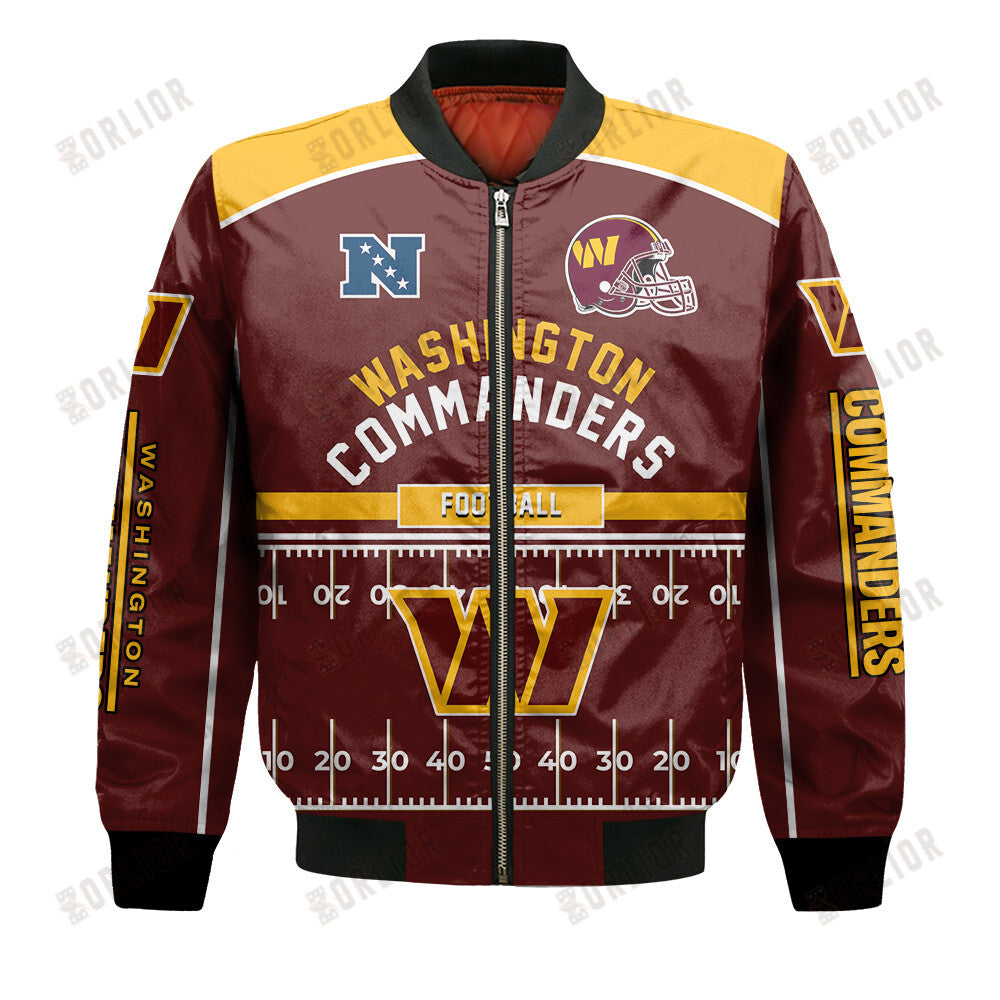 Washington Commanders Football Team 2024- 25 Glory To Us Bomber Jacket