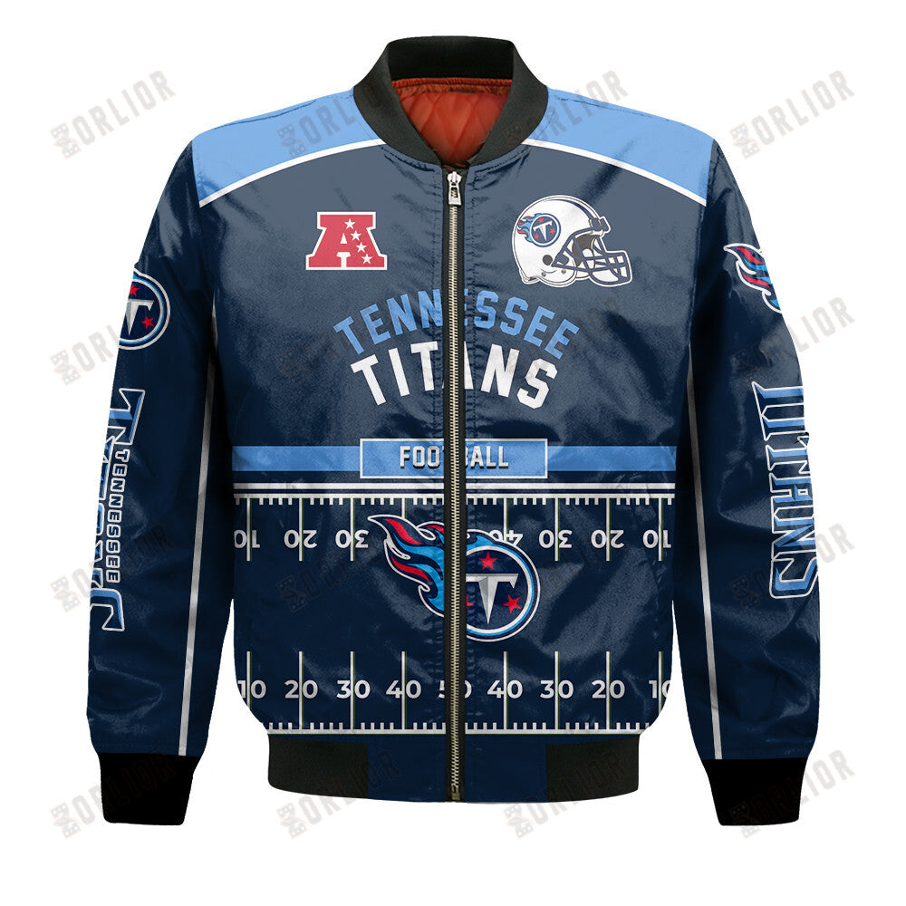 Tennessee Titans Football Team 2024- 25 Glory To Us Bomber Jacket
