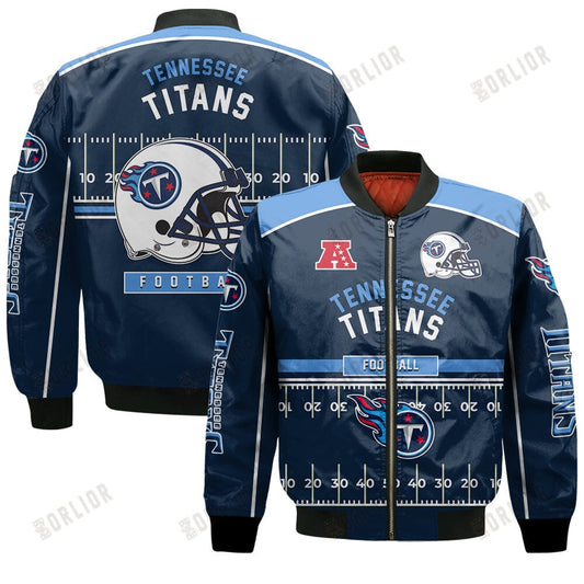 Tennessee Titans Football Team 2024- 25 Glory To Us Bomber Jacket