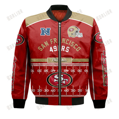 San Francisco 49ers Football Team 2024- 25 Glory To Us Bomber Jacket