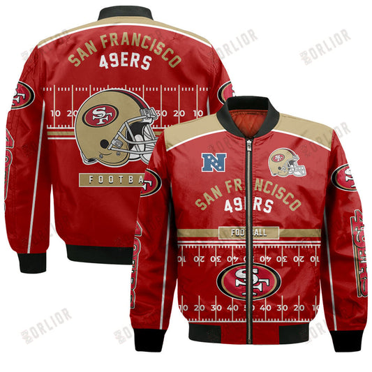 San Francisco 49ers Football Team 2024- 25 Glory To Us Bomber Jacket
