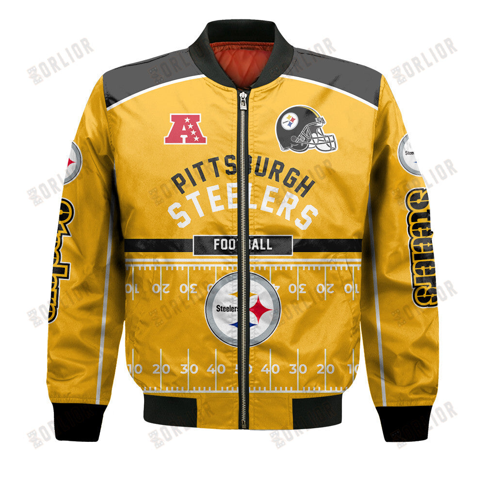 Pittsburgh Steelers Football Team 2024- 25 Glory To Us Bomber Jacket