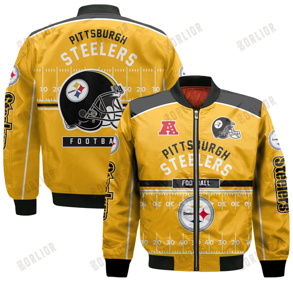 Pittsburgh Steelers Football Team 2024- 25 Glory To Us Bomber Jacket