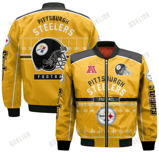 Pittsburgh Steelers Football Team 2024- 25 Glory To Us Bomber Jacket