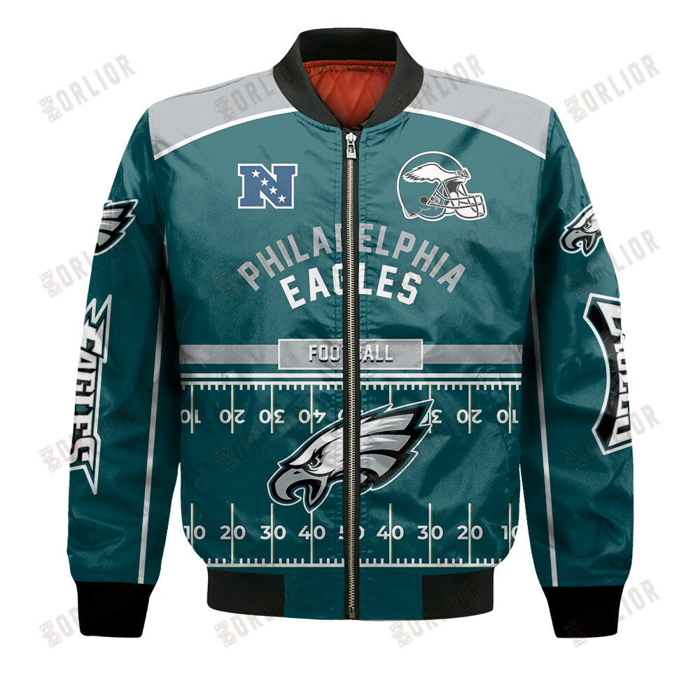 Philadelphia Eagles Football Team 2024- 25 Glory To Us Bomber Jacket