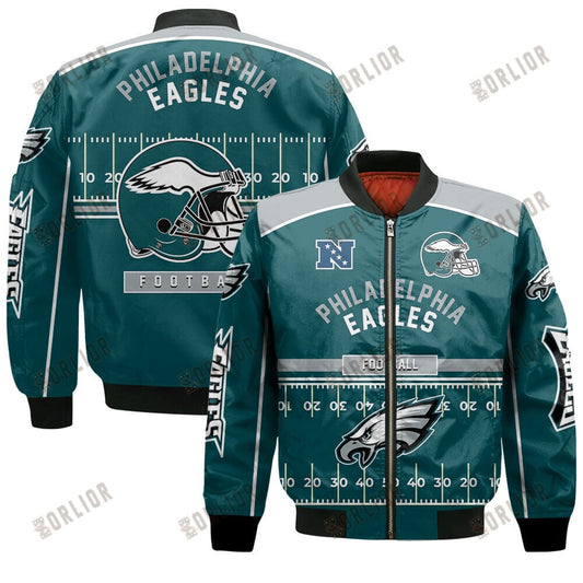 Philadelphia Eagles Football Team 2024- 25 Glory To Us Bomber Jacket