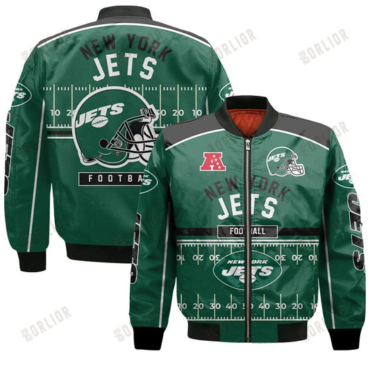 New York Jets Football Team 2024- 25 Glory To Us Bomber Jacket