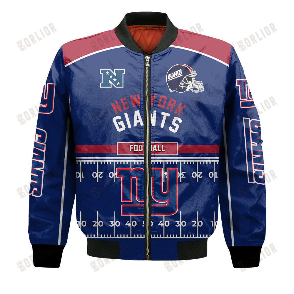 New York Giants Football Team 2024- 25 Glory To Us Bomber Jacket